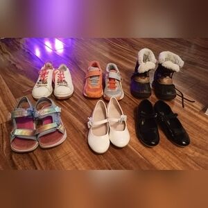 Girls Size 2 Shoe Lot 6 Pairs NIKE, Sketchers, Steve Madden, Kelly & Kate +